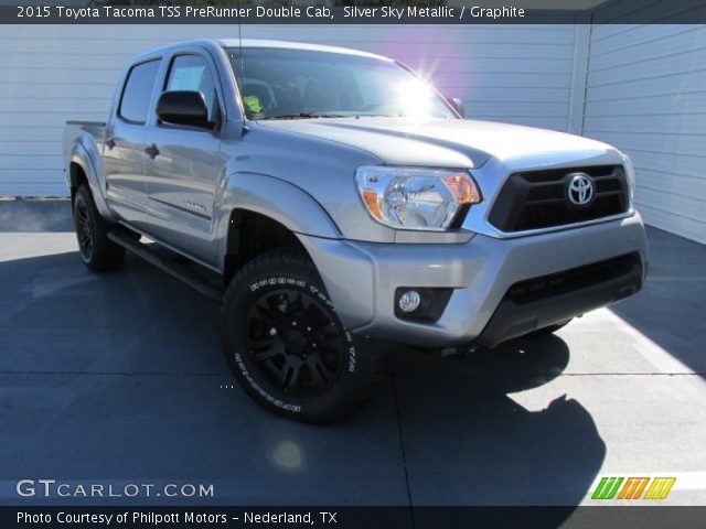 2015 Toyota Tacoma TSS PreRunner Double Cab in Silver Sky Metallic