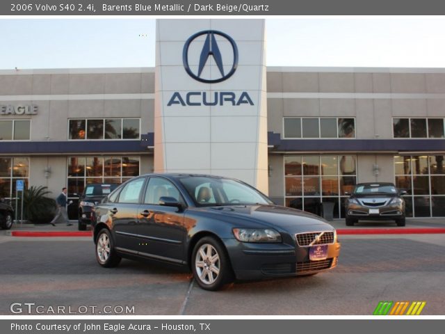 2006 Volvo S40 2.4i in Barents Blue Metallic