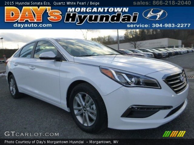 2015 Hyundai Sonata Eco in Quartz White Pearl