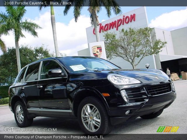 2008 Porsche Cayenne S in Black