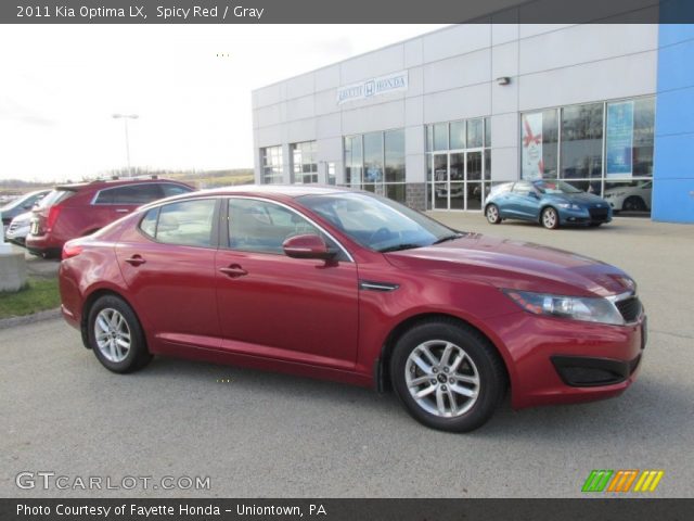 2011 Kia Optima LX in Spicy Red