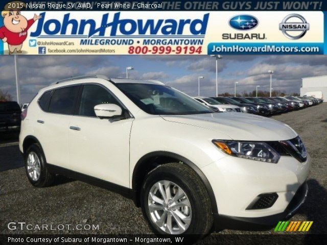 2015 Nissan Rogue SV AWD in Pearl White