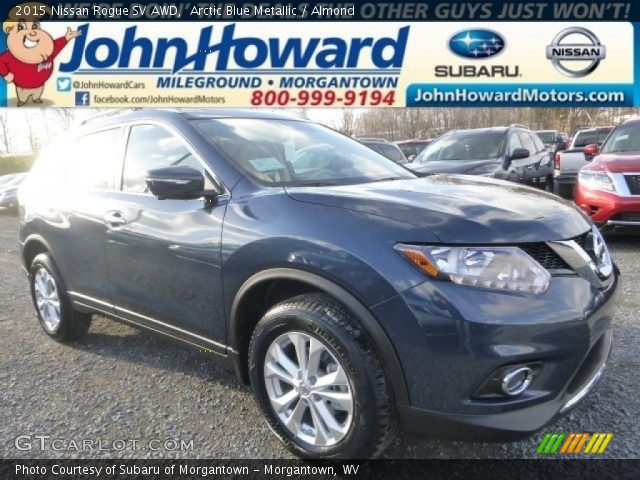 2015 Nissan Rogue SV AWD in Arctic Blue Metallic