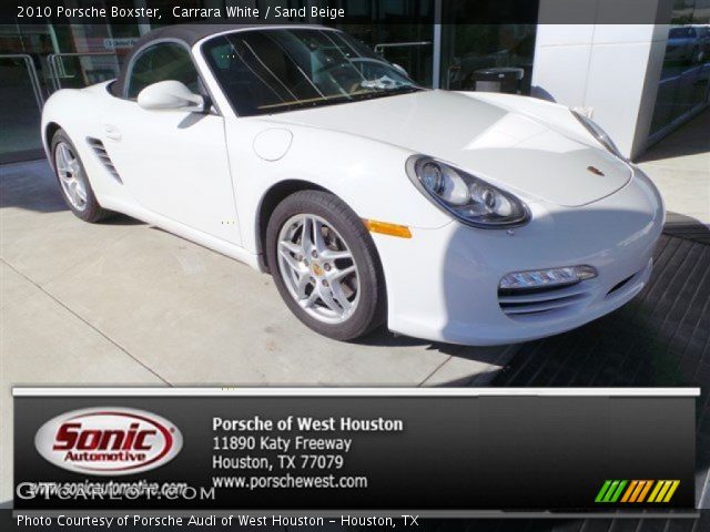 2010 Porsche Boxster  in Carrara White