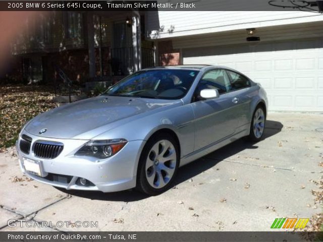 2005 BMW 6 Series 645i Coupe in Titanium Silver Metallic