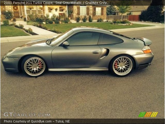 2003 Porsche 911 Turbo Coupe in Seal Grey Metallic