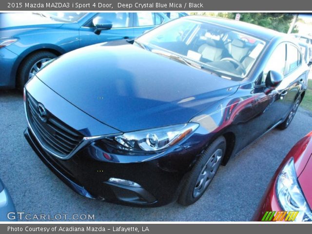2015 Mazda MAZDA3 i Sport 4 Door in Deep Crystal Blue Mica