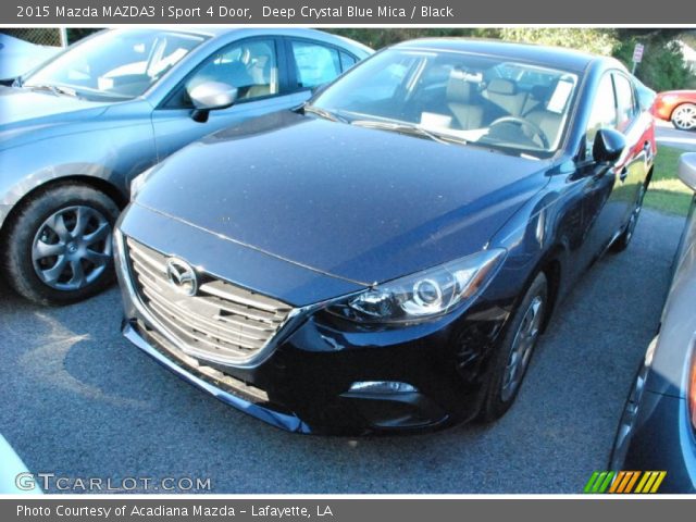 2015 Mazda MAZDA3 i Sport 4 Door in Deep Crystal Blue Mica