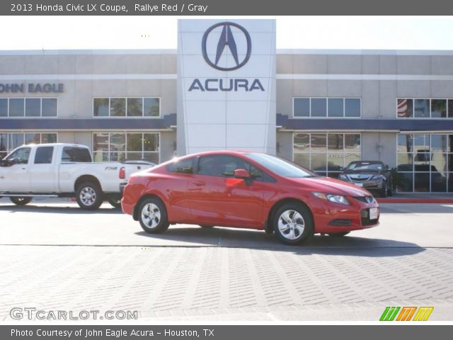 2013 Honda Civic LX Coupe in Rallye Red