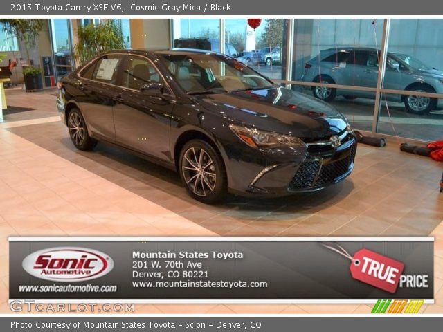 2015 Toyota Camry XSE V6 in Cosmic Gray Mica