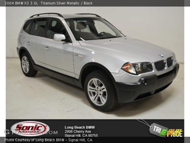 2004 BMW X3 3.0i in Titanium Silver Metallic