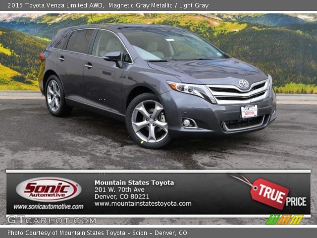 2015 Toyota Venza Limited AWD in Magnetic Gray Metallic