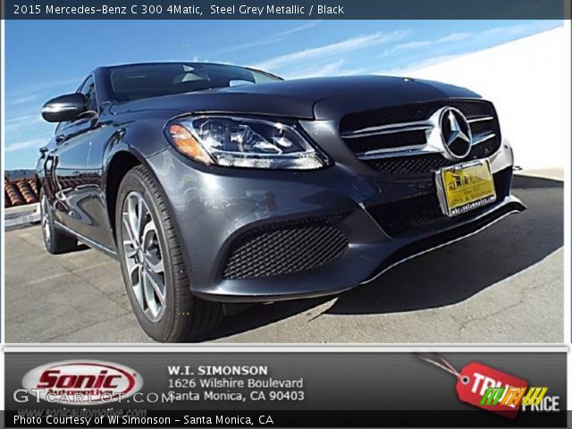 2015 Mercedes-Benz C 300 4Matic in Steel Grey Metallic