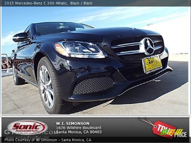 2015 Mercedes-Benz C 300 4Matic in Black