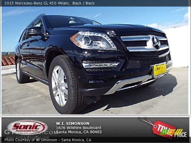 2015 Mercedes-Benz GL 450 4Matic in Black