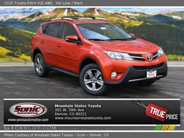 2015 Toyota RAV4 XLE AWD in Hot Lava