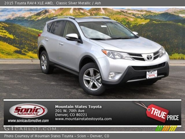 2015 Toyota RAV4 XLE AWD in Classic Silver Metallic