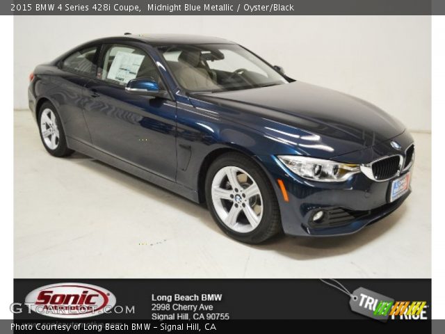 2015 BMW 4 Series 428i Coupe in Midnight Blue Metallic