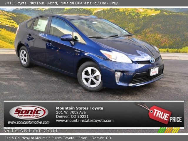 2015 Toyota Prius Four Hybrid in Nautical Blue Metallic