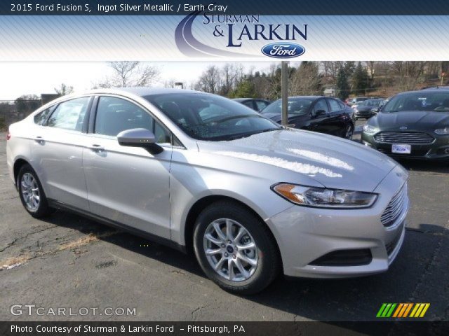 2015 Ford Fusion S in Ingot Silver Metallic
