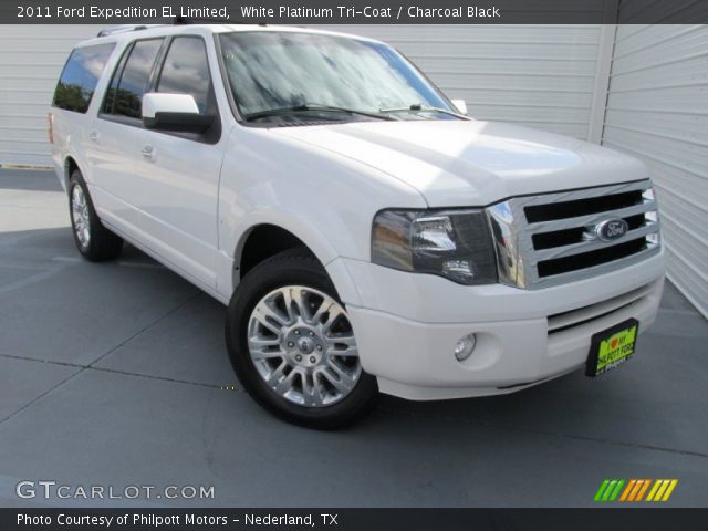 2011 Ford Expedition EL Limited in White Platinum Tri-Coat