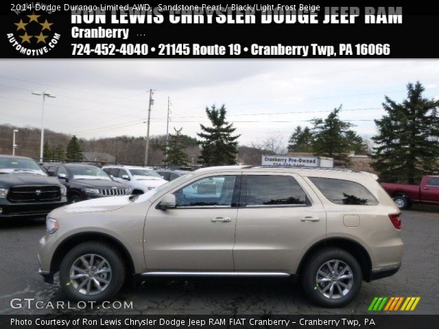 2014 Dodge Durango Limited AWD in Sandstone Pearl