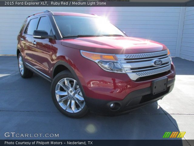 2015 Ford Explorer XLT in Ruby Red