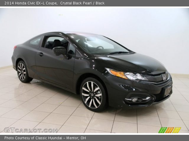 2014 Honda Civic EX-L Coupe in Crystal Black Pearl