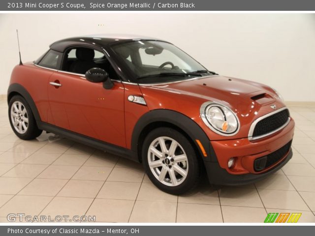 2013 Mini Cooper S Coupe in Spice Orange Metallic