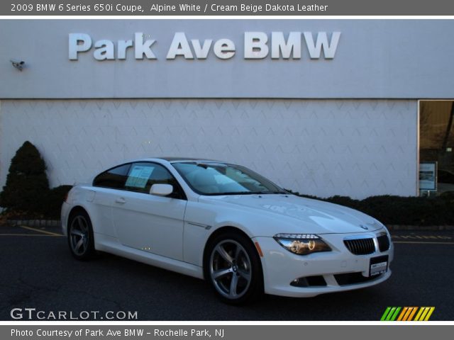 2009 BMW 6 Series 650i Coupe in Alpine White