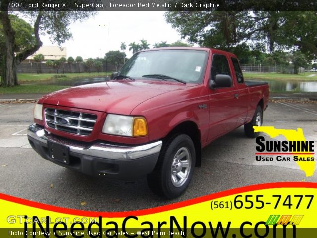 2002 Ford Ranger XLT SuperCab in Toreador Red Metallic