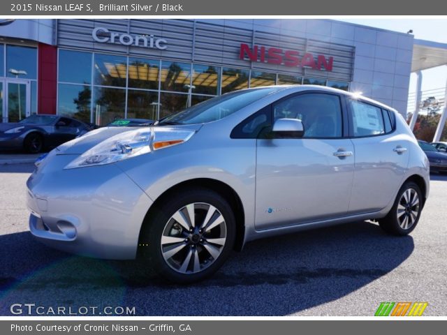 2015 Nissan LEAF S in Brilliant Silver