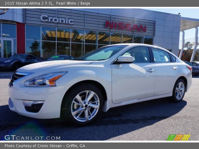 2015 Nissan Altima 2.5 SL in Pearl White
