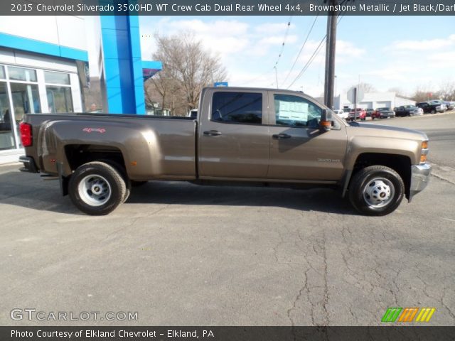 2015 Chevrolet Silverado 3500HD WT Crew Cab Dual Rear Wheel 4x4 in Brownstone Metallic