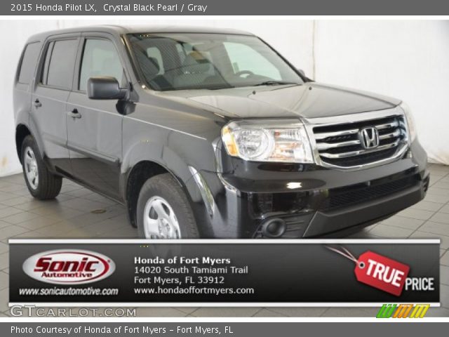 2015 Honda Pilot LX in Crystal Black Pearl