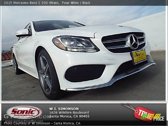 2015 Mercedes-Benz C 300 4Matic in Polar White