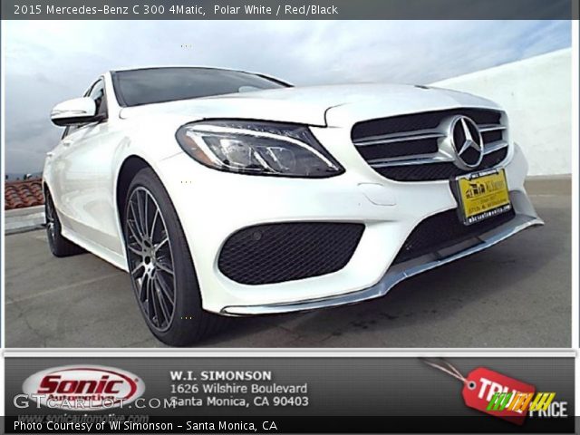 2015 Mercedes-Benz C 300 4Matic in Polar White