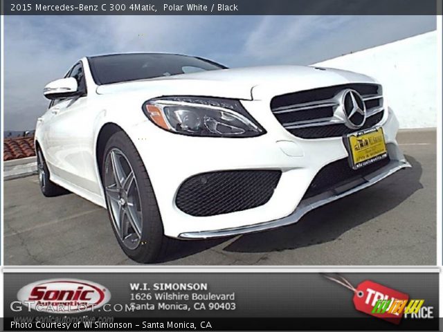 2015 Mercedes-Benz C 300 4Matic in Polar White
