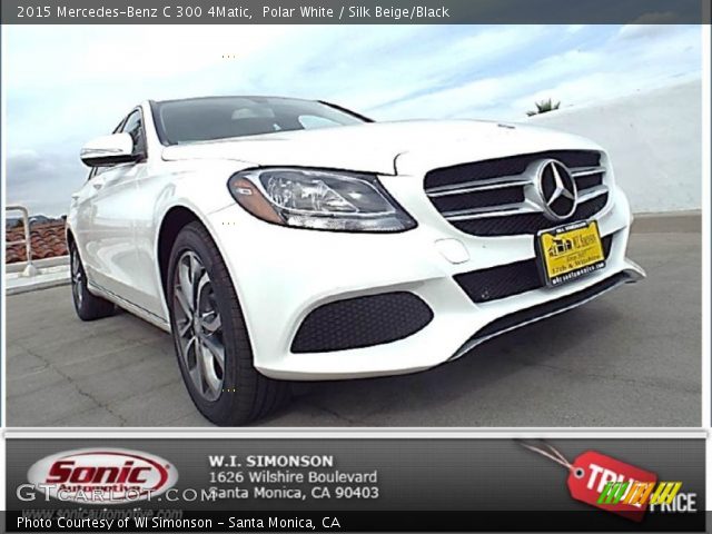 2015 Mercedes-Benz C 300 4Matic in Polar White