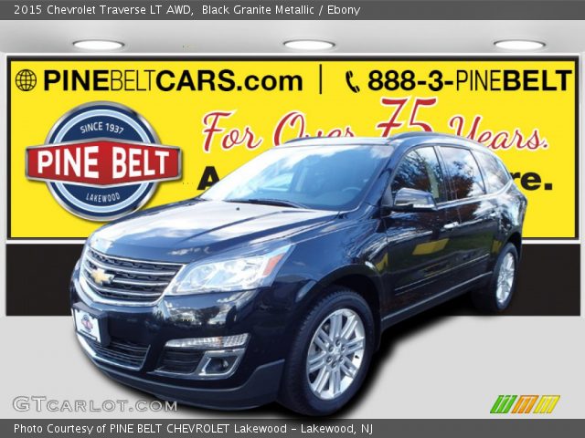 2015 Chevrolet Traverse LT AWD in Black Granite Metallic