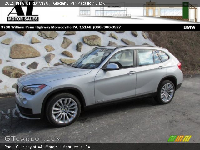 2015 BMW X1 xDrive28i in Glacier Silver Metallic