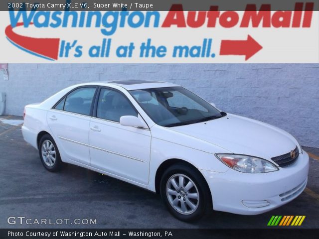 2002 Toyota Camry XLE V6 in Super White