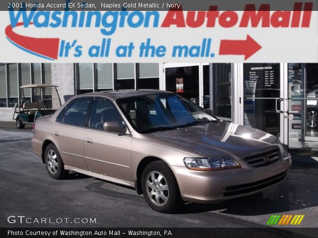 2001 Honda Accord EX Sedan in Naples Gold Metallic