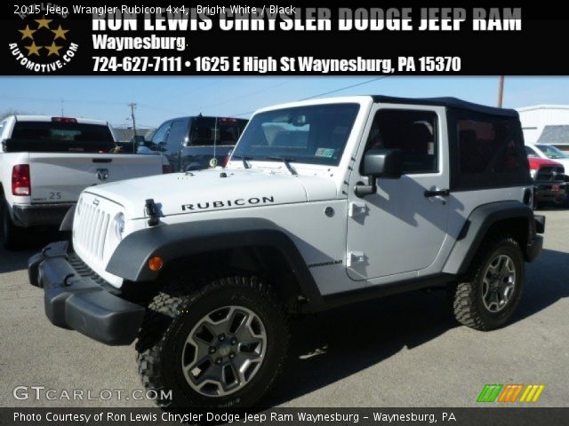 2015 Jeep Wrangler Rubicon 4x4 in Bright White