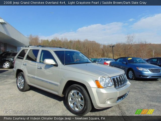 2008 Jeep Grand Cherokee Overland 4x4 in Light Graystone Pearl