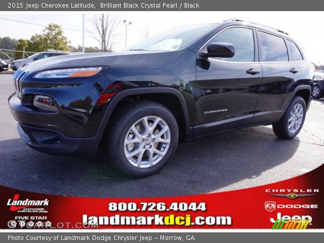 2015 Jeep Cherokee Latitude in Brilliant Black Crystal Pearl