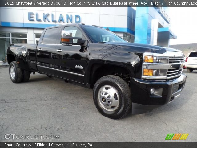 2015 Chevrolet Silverado 3500HD High Country Crew Cab Dual Rear Wheel 4x4 in Black