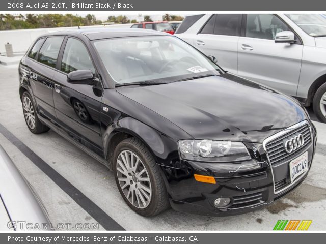 2008 Audi A3 2.0T in Brilliant Black