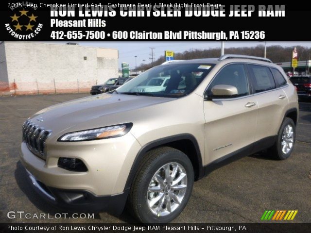 2015 Jeep Cherokee Limited 4x4 in Cashmere Pearl