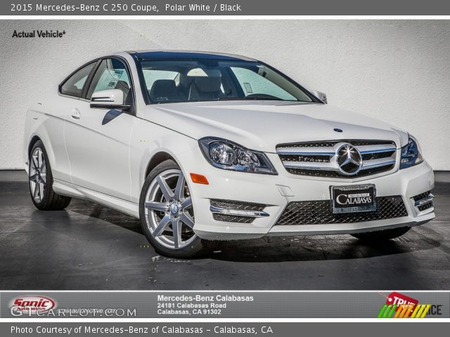 2015 Mercedes-Benz C 250 Coupe in Polar White